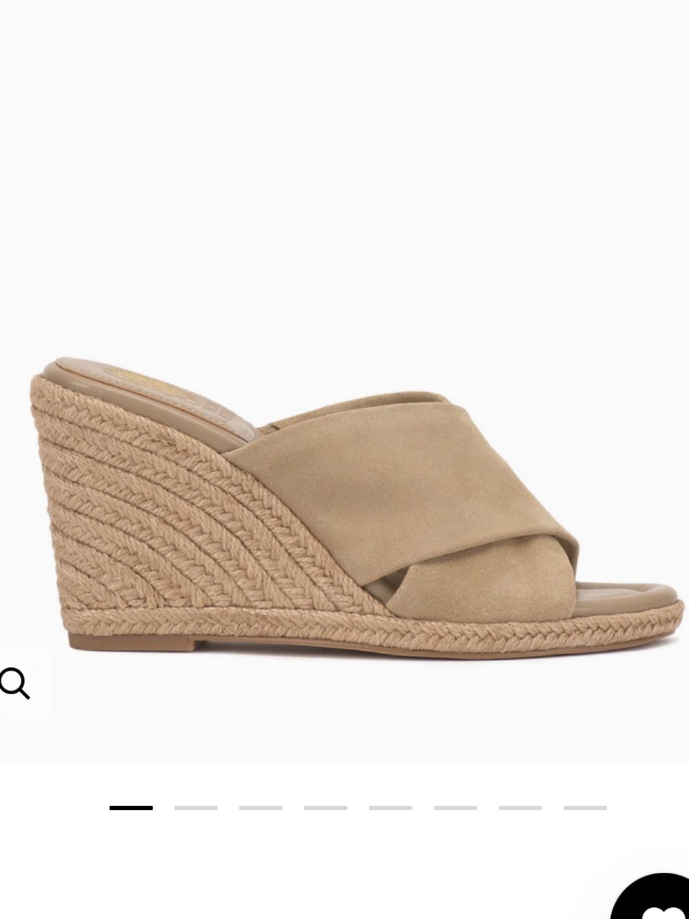 Suede Wedge Sandal - Women